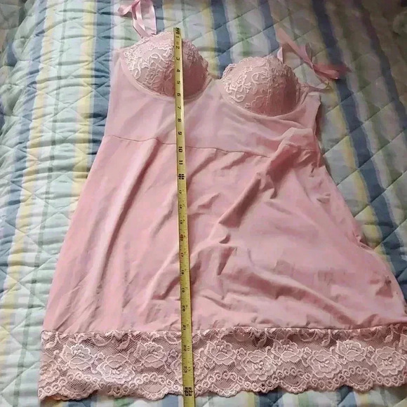 Pink slip dress - Picture 7 of 8